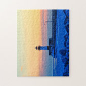 Puzzle du phare au lever du soleil (Vertical)