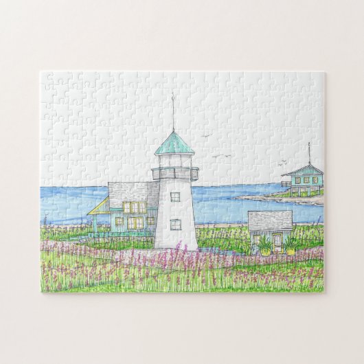 Puzzle du phare blanc (Horizontal)