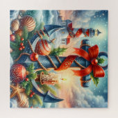 Puzzle du phare de Noël (Horizontal)