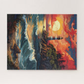 Puzzle du phare de Sunset (Horizontal)