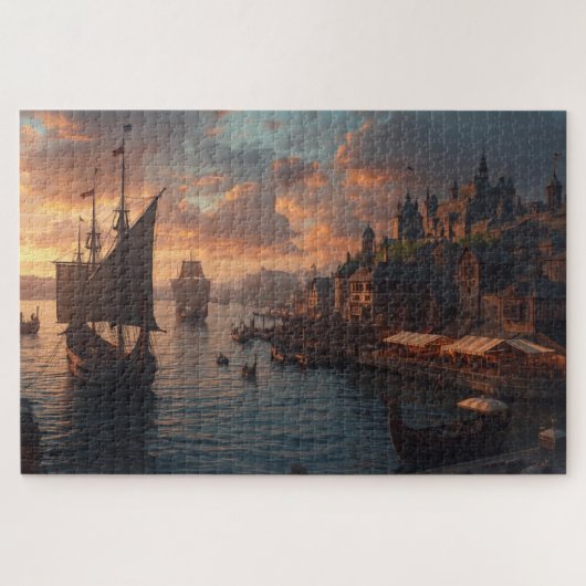 Puzzle du port Viking (Horizontal)