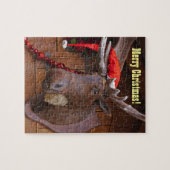 Puzzle du renne de Noël (Horizontal)