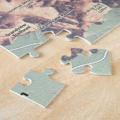 Puzzle du sud de carte de jante de canyon grand (Côté)