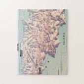 Puzzle du sud de carte de jante de canyon grand (Vertical)