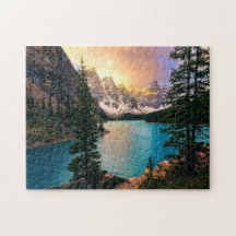 Puzzle du Sunset du lac Moraine