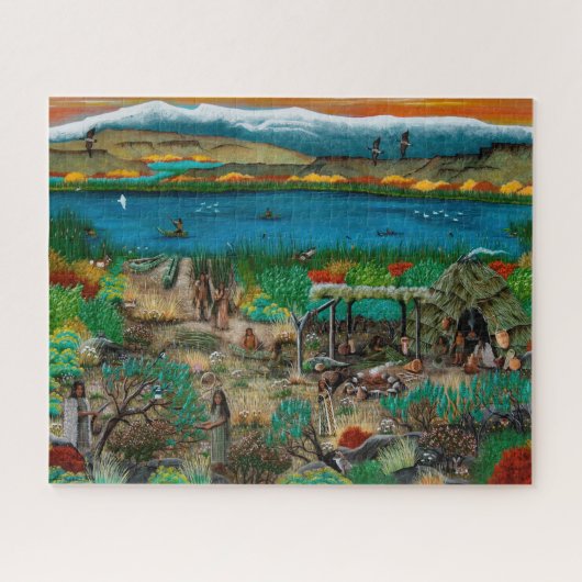 Puzzle du village de Paiute (Horizontal)