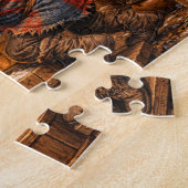 puzzle du Yule Lad voleur de saucisses (Côté)