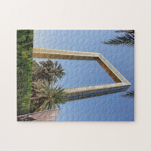 Puzzle Dubai Frame building which located à Zabeel Park (Horizontal)