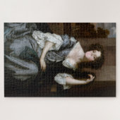 Puzzle Duchesse de Portsmouth soufflant une gomme à bulle (Horizontal)