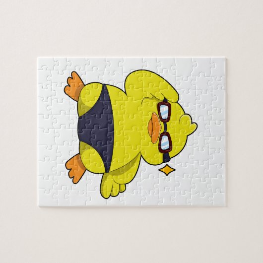 Puzzle Duck with Sung (Horizontal)