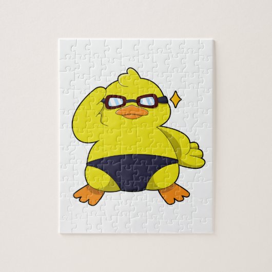 Puzzle Duck with Sung (Vertical)