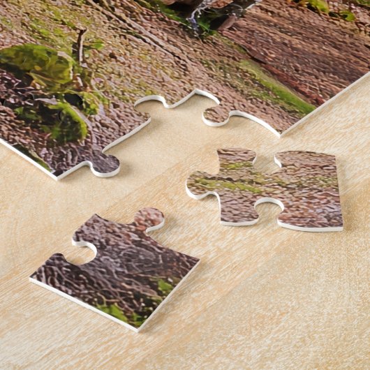 Puzzle d'un bois paisible (Côté)