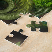 Puzzle d'une chevelure rouge de sirène (Côté)