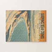 Puzzle Dunes de l'ours couchage National Lakeshore Art de (Horizontal)