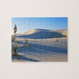 Puzzle Dunes transversales, Yucca, Lumière tôt le matin