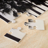 Puzzle Dusk avec palmiers Scène tropicale (Côté)