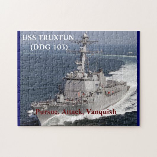 Puzzle d'USS TRUXTUN (Horizontal)
