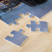 Puzzle Dusseldorf Skyline Allemagne Holiday Sunset Souven (Côté)