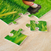 Puzzle Dutch tulip versus German beer glass soccer duel (Côté)