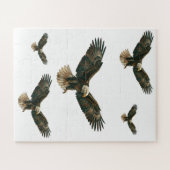 Puzzle Dynamic Eagle Flock – Freedom and Power Puzzle. (Horizontal)