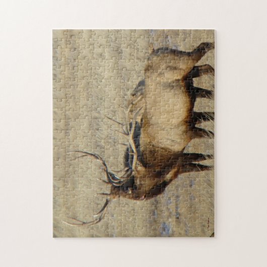 Puzzle E24 Bull Elk (Vertical)