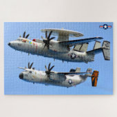 Puzzle E-2C HAWKEYE et C-2A GREYHOUND (20 x 30 POUCES) (Horizontal)