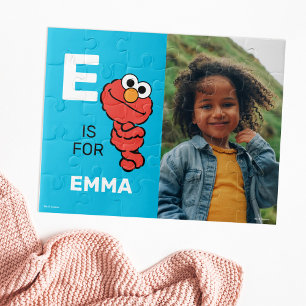 Puzzle E personnalisée est pour Elmo Photo