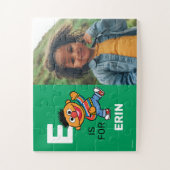 Puzzle E personnalisée est pour Ernie | Photo (Vertical)