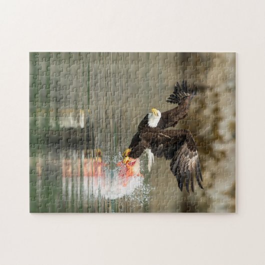 Puzzle Eagle chauve explosif (Horizontal)