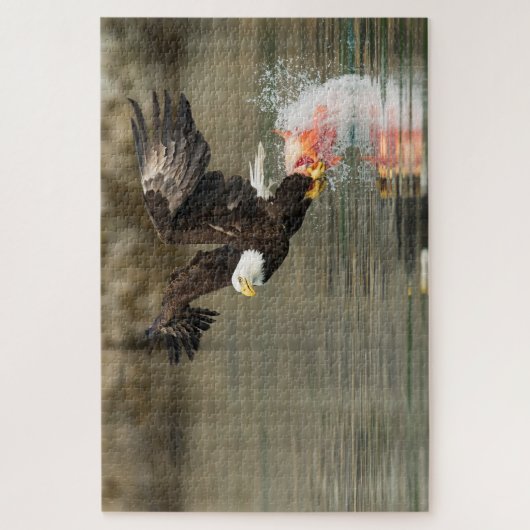 Puzzle Eagle chauve explosif (Vertical)
