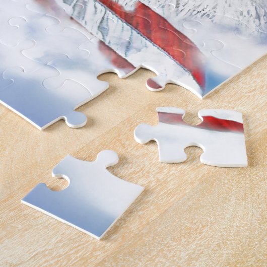 Puzzle Eagle et drapeau américain (Côté)