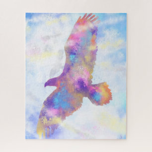Puzzle Eagle Flying - Collection d'art aquarelle