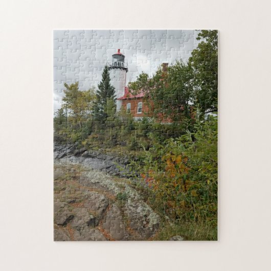 Puzzle Eagle Harbor Lighthouse on Lake Superior (Vertical)