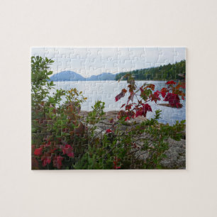 Puzzle Eagle Lake et feuilles de érable rouges I
