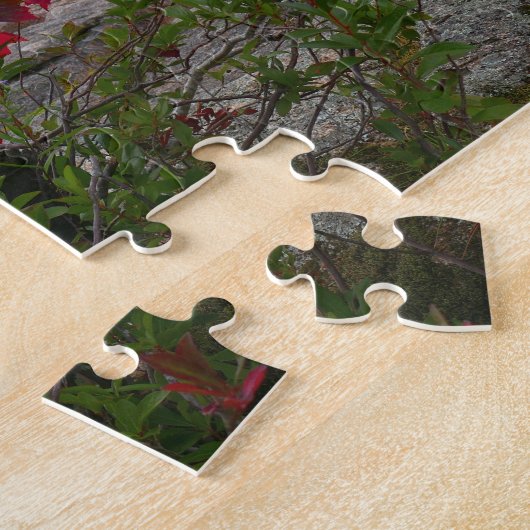 Puzzle Eagle Lake et Red Maple Feuilles (Côté)