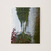 Puzzle Eagle Lake et Red Maple Feuilles II (Vertical)