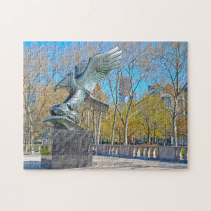 Puzzle Eagle Statue New York.