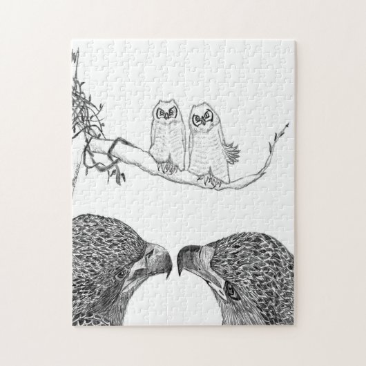 PUZZLE EAGLES HARRIET + M HOME STRONGER NE DONNEZ PAS DE  (Vertical)