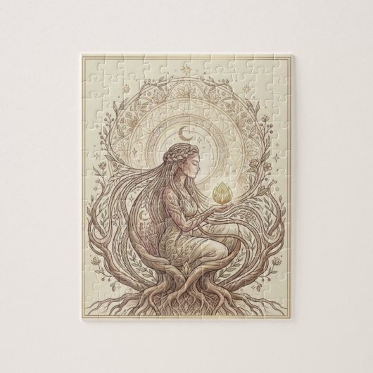 Puzzle Earth Priestess (Vertical)