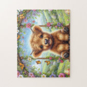Puzzle Easter Highland Cow (Vertical)