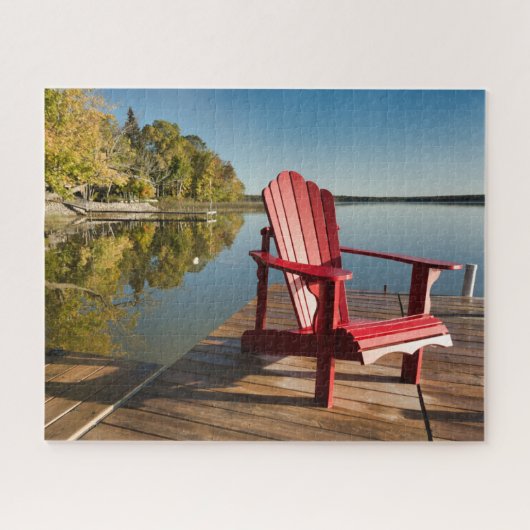 Puzzle Eau | Adirondack Chaise au lac (Horizontal)