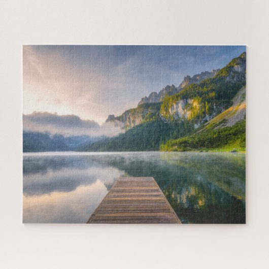 Puzzle Eau | Azure Alpine Lake, Autriche (Horizontal)