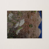 Puzzle Eau calme avec rive de fleurs sauvages (Horizontal)