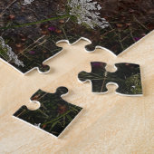 Puzzle Eau calme avec rive de fleurs sauvages (Côté)