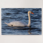Puzzle Eau cygne et bleue (Horizontal)