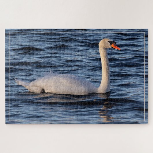 Puzzle Eau cygne et bleue (Horizontal)