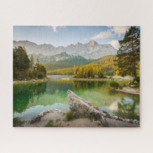 Puzzle Eau | Dachstein Mountains Lake Allemagne (Horizontal)