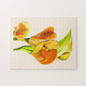 Puzzle Eau de flotteur orange calla (Horizontal)