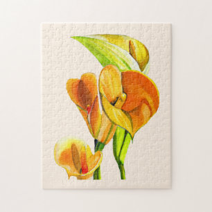 Puzzle Eau de flotteur orange calla