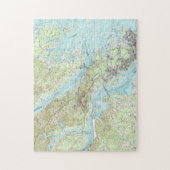 Puzzle Eau de marée la Virginie Map (1984) (Vertical)